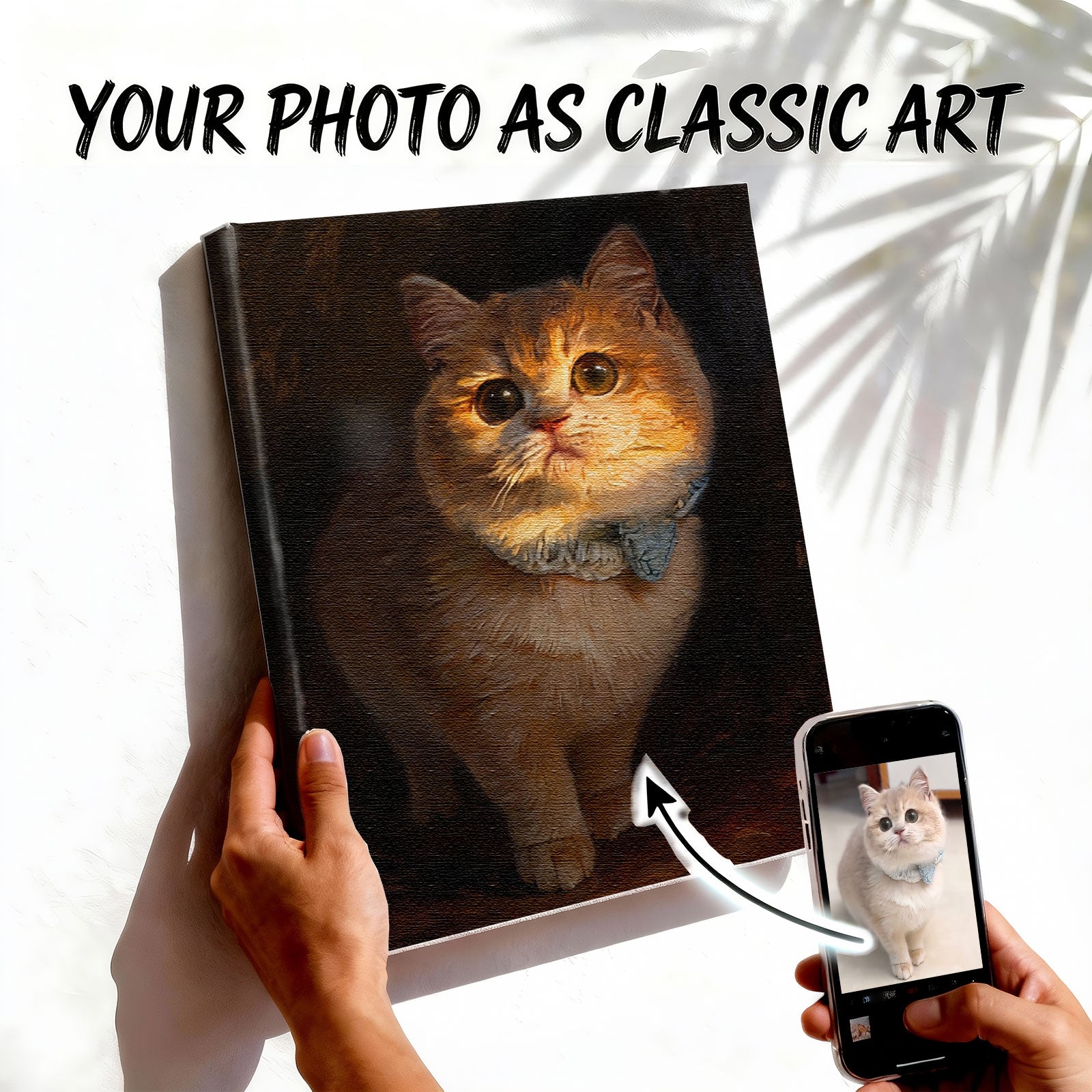 Custom Renaissance Pet Portrait - Vintage Oil Painting Style - Personalized Canvas