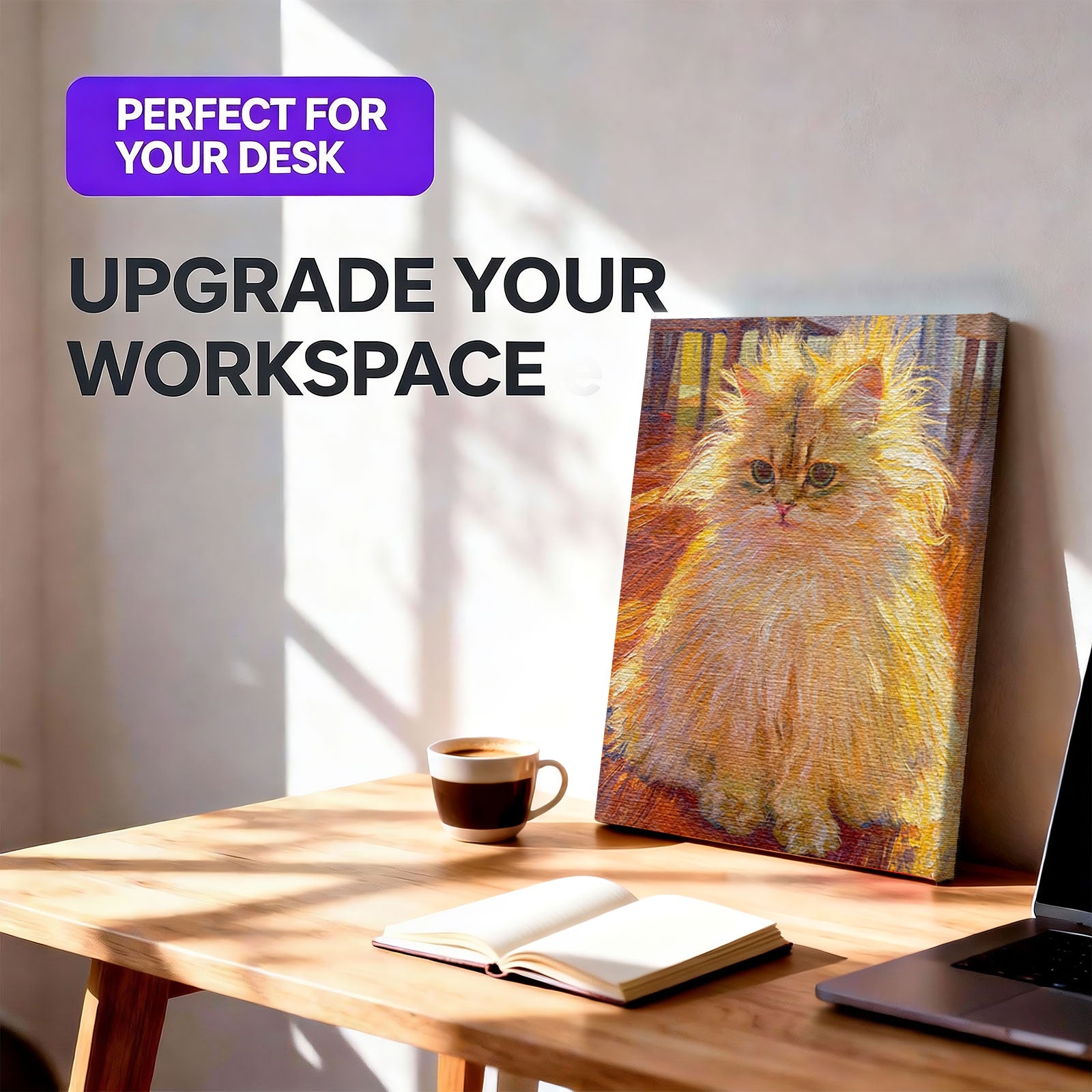 Custom Pet Portrait - Impressionist Oil Painting Style - Personalized Canvas Art