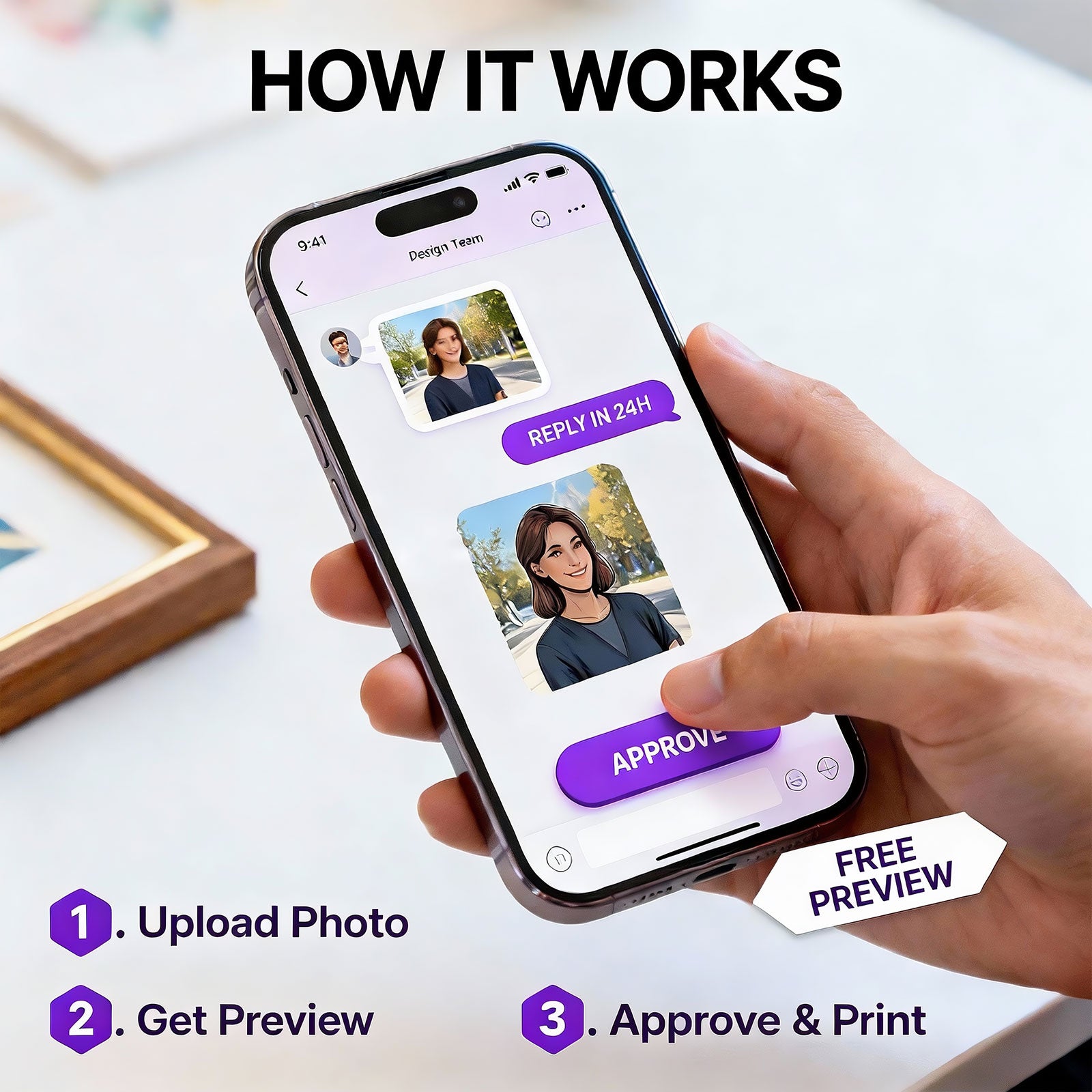 Turn Your Photo Into Comic Art - Personalized Custom Portrait Canvas - Unique Gift Idea 