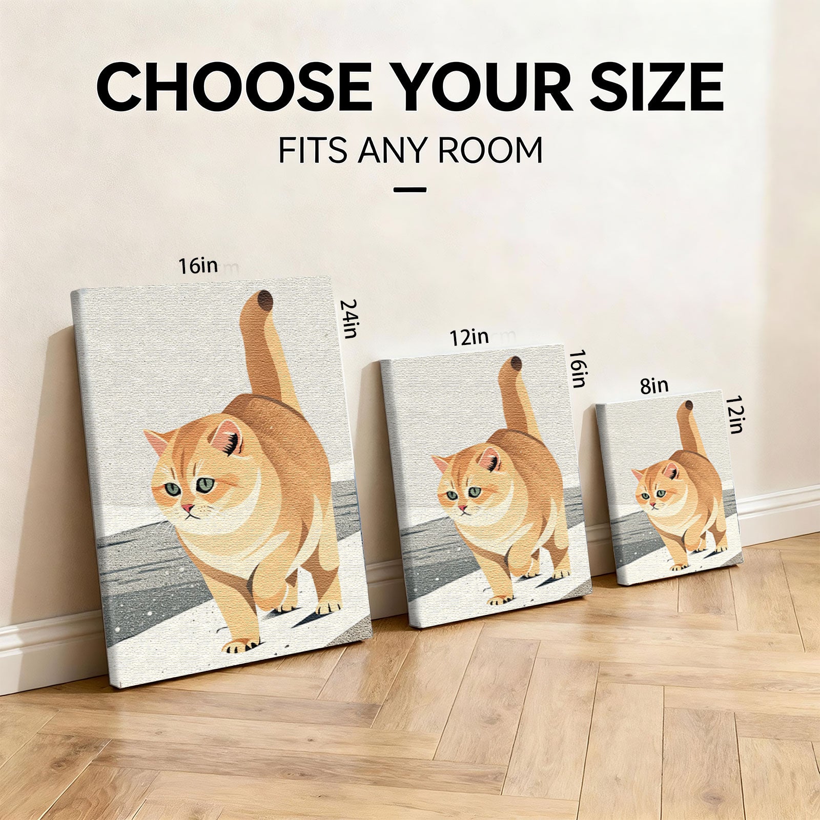 Custom Pet Portrait Canvas - Turn Photo into Modern Comic Art