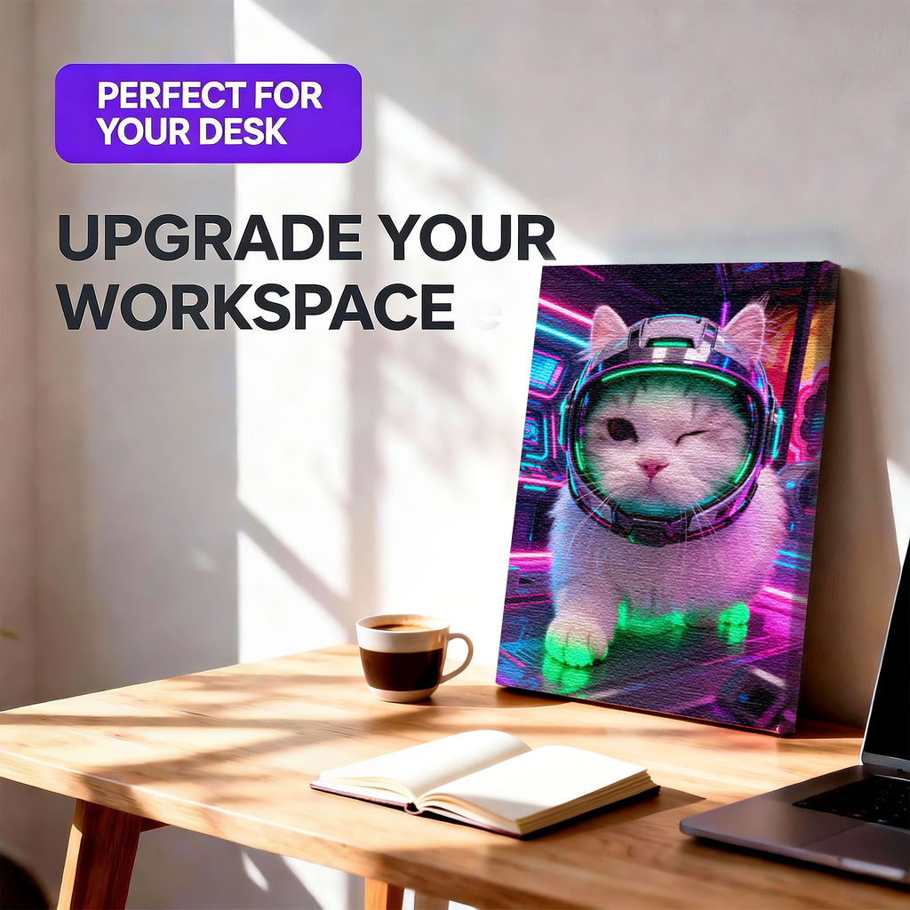 Custom Astronaut Pet Portrait - Turn Your Pet into a Space Traveler