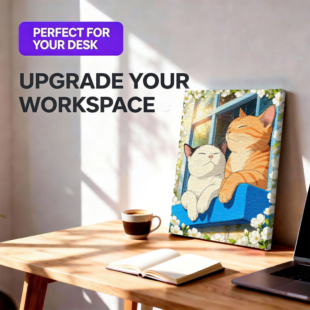 Your Pet as Anime Character - Japanese Animation Style Canvas (Hand-Stretched)