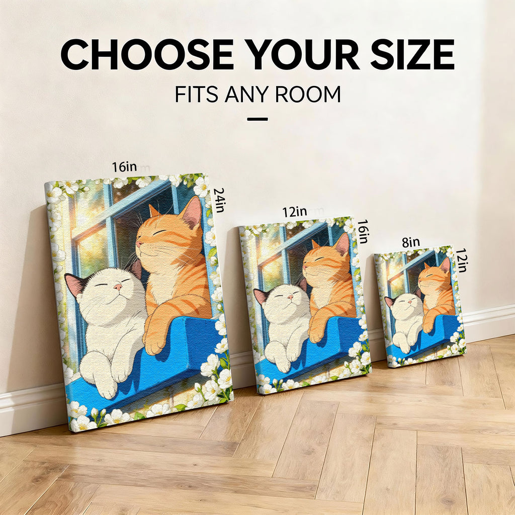 Your Pet as Anime Character - Japanese Animation Style Canvas (Hand-Stretched)