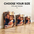 Custom 3D Cartoon Couple Portrait - Personalized Pixar-Style Gallery Canvas from Your Photo 